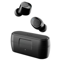Skullcandy Jib True Wireless Earbud with Microphone / 22 Hour Battery Life / Use with iPhone and Android / Best for Gym and Gaming / Bluetooth Earbud Headphones - Black/Orange