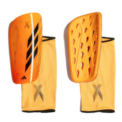 adidas Unisex-Adult X League Shin Guards Solar Gold/Black/Solar Orange Large
