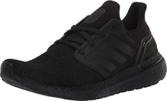 adidas Womens Ultraboost 20 Sneaker Black/Black/Solar Red 9.5