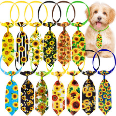 Sonnenblumen-Haustier-Krawatte Sommerhalsband-Dekoration
