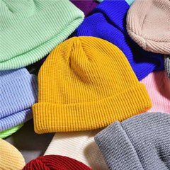 Bonnet en laine tricoté pour homme, style coréen, automne et hiver