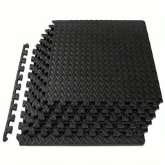 10-Pieces: EVA Interlocking Foam Floor Tiles