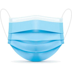 100-Pack: 3 Layer Disposable Protective Face Masks
