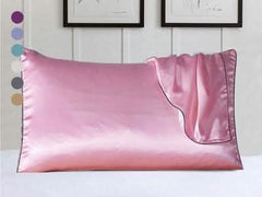 100% Satin Pillow Cover With Trim