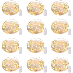 12-Pack: Led Fairy Lights Battery Operated String Lights