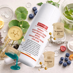Habaek Sun Protection Face Moisturizer SPF50 | Peptides | Niacinamide