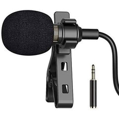 16 Feet Single Head Lavalier Lapel Microphone Omnidirectional Condenser Mic