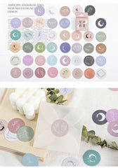 Mo Ink Cartridge Pack Stickers Galaxy Supplements Ins Handbook Diary Decoration Universal Sealing Sticker