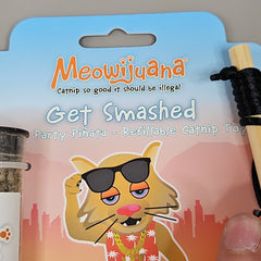 SMARTER PAW Meowijuana Organic Catnip Toy Get Smashed Llama Party Pinata Cat Toy (New)
