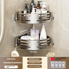 Portable Raised Bathroom Storage Triangle Rack