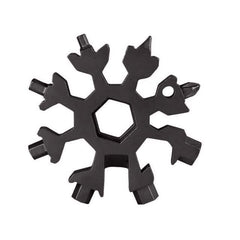 18-in-1 Multi-Tool Stainless Steel Snowflake-Shaped Tool