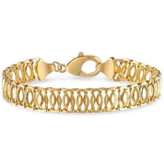 18K Gold Chunky Chain Bracelet