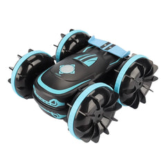 2-in-1 Amphibious RC Car Toy 4GHz 4WD Double-sided 360° Rotating Stunt Car