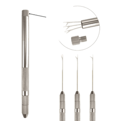 2 in 1 Hair Extension Tools, Includes Loop Needle Threader