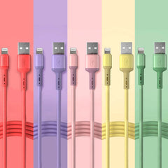 2-Pack: Colorful Charging Cables - Lightning or USB-C