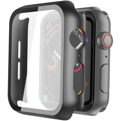 2-Pack: Hard PC Case with Tempered Glass Screen Protector