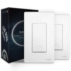 2-Pack: MOES 3 Way Smart Light Switch 2nd Generation (Refurbished)