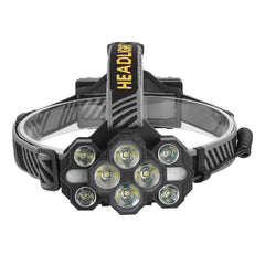 20000LM LED Headlamp 8 Lighting Modes Rechargeable