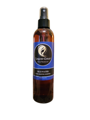 Liquid Gold 8oz spray bottle of rice water hair growth cocktail for longer, healthier hair.