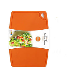 Cutting board, cut fruit, cutting board