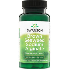 Brown Seaweed Sodium Alginate with Cilantro Leaf