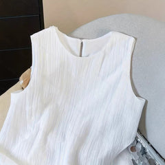 New Stylish Minimalist Sleeveless Loose Vest For Summer Workwear