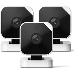 3-Pack: Abode Cam 2 | Indoor/Outdoor WiFi Connected Security Camera with Full Color Low-Light Video, Motion Detection, and Two-Way Voice (Refurbished)