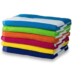 3-Pack: Cotton Cabana Stripe Beach Towel