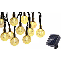 30 LED Solar String Ball Lights Outdoor Waterproof Garden Decor