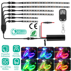 6Pcs Motorcycle LED Light