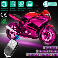 6Pcs Motorcycle LED Light