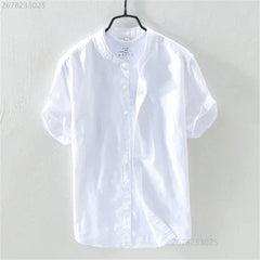 Breathable Comfortable Resort-style Ombre Short-sleeve Shirt