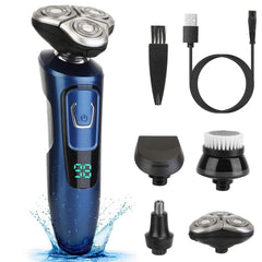 4-In-1 Electric Razor Shaver Rechargeable Cordless