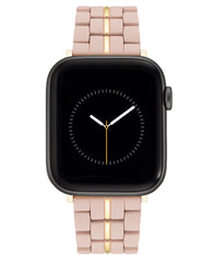NINE WEST Fashion Rubberized Bracelet for Apple Watch Secure Adjustable Apple Watch Band Replacement Fits Most Wrists