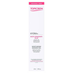 Topicrem Hydra Radiance Gel - 24 Hour Moisturizing Gel Cream for Dry Skin, Non-Greasy, Topicrem Hydra Radiance Gel