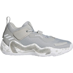 adidas mens D.O.N. Issue 3 Basketball Shoes Team Mid Grey-white-team Light Grey 11
