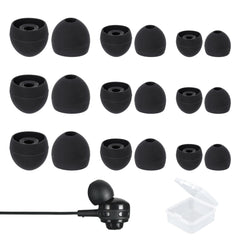 BlingKingdom 9 Pairs Replacement Earbuds Silicone Earbud Tips Earbuds Cap Earbud Cushions for Most in-Ear Earbuds 3 Different Size (S/M/L)
