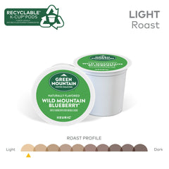 Green Mountain Coffee Wild Mountain Blueberry Keurig Single-Serve K-Cup pods, Light Roast Coffee, 24 Count