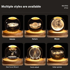 Luminous Crystal Ball Projection Ambience Light