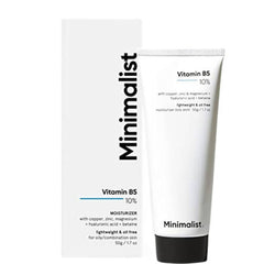Hidratante facial Minimalist con vitamina B5 al 10 %