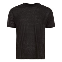 6-Pack: Men's Tagless Black Short Sleeve Shirt