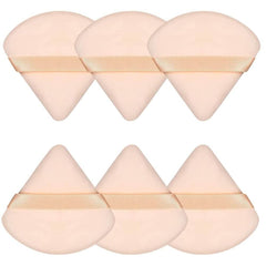 6-Piece: Face Soft Triangle Powder Puff