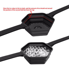 Sports Rehabilitation Training Ice-bath Folding Silicone Portable Ice-bath Device