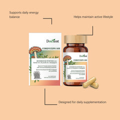 Cordyceps Mushroom Immune Support Capsules