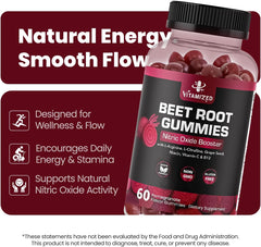 VITAMIZED Beetroot Gummies - Nitric Oxide Supplement