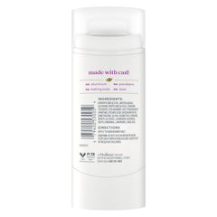 Dove Deodorant Stick for 72 Hour Odor Protection Coconut & Pink Jasmine Aluminum Free 2.4 oz