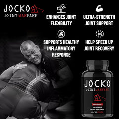Jocko Fuel Joint Support Supplement - Glucosamine MSM for Joint Pain(180 Capsules)