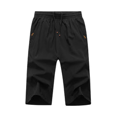 Plus-size Athletic Capri Pants Loose-fitting
