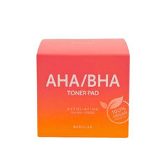 Barulab The Clean Vegan Toner Pad AHA/BHA - Natural Skincare for All Skin Types