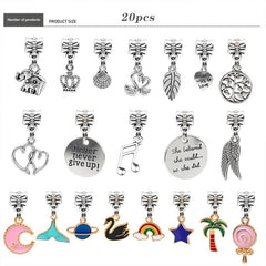 Colorful Glass Childrens DIY Bracelet Craft Kit